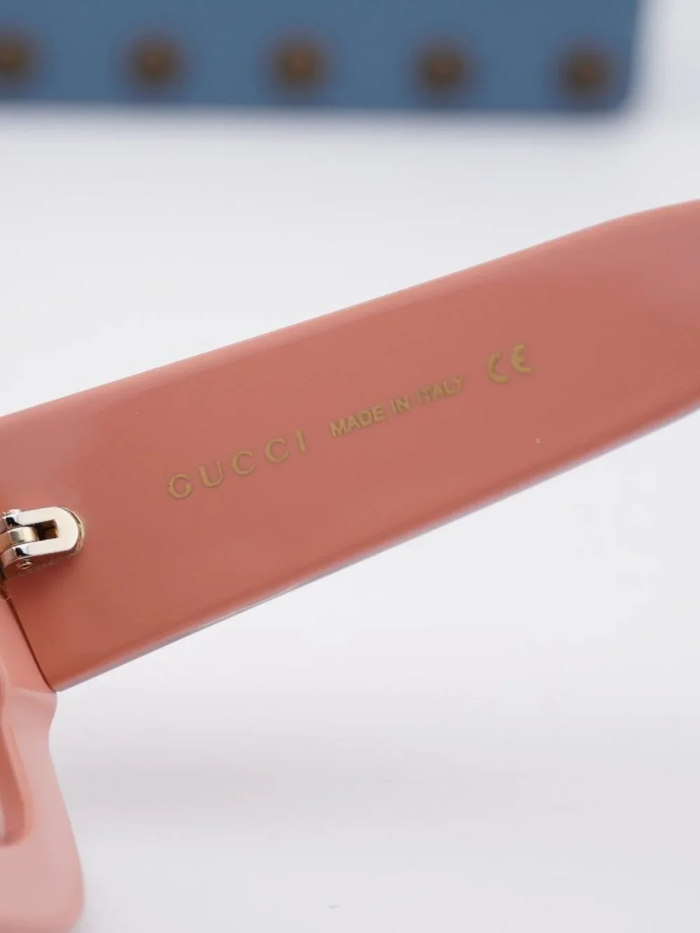 Gucci GG0178S 007 Women Square Sunglasses - Pink / Brown